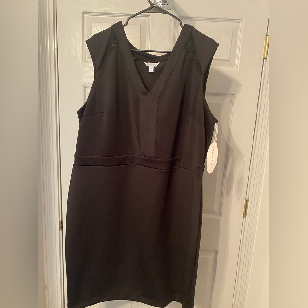 New with tags, plus size 3x black dress